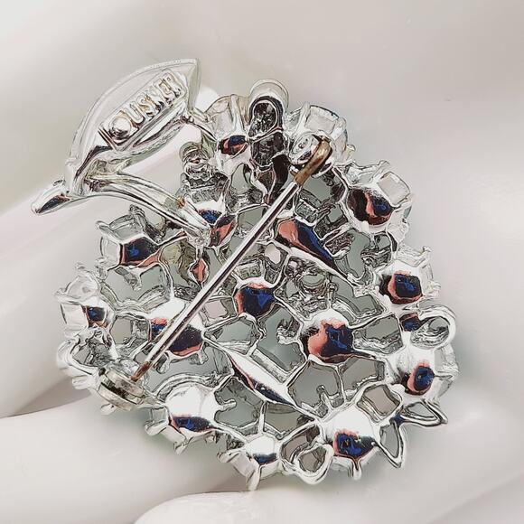 Vintage Lisner Blue Aurora Borealis Fruit Brooch - Picture 3 of 10